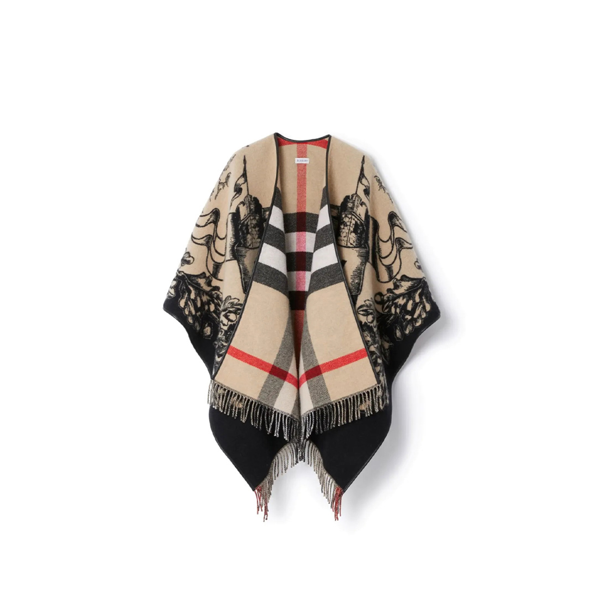 BURBERRY GALLANT KNIGHT WOOL CAPE 80748751 (130*155cm)